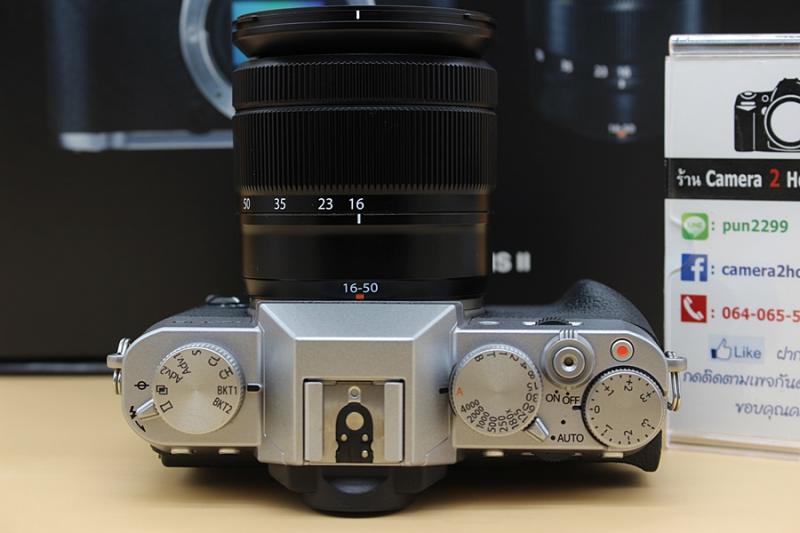 ขาย FUJI X-T10 + lens XC 16-50mm(สีเงิน) เครื่องอดีตประกันศูนย์  เมนูไทย สภาพมีรอยการใช้งาน มี WI-FIในตัว ใช้งานครบเต็มระบบทุกฟังค์ชั่น อุปกรณ์ครบกล่อง  อุ